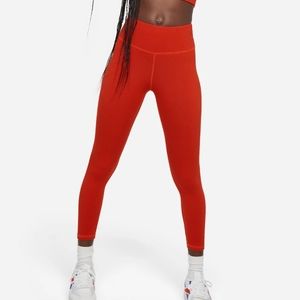 MATE THE LABEL Cherry Red Stretch Leggings